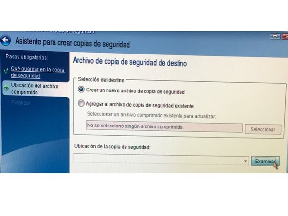 In this selection of partitions and disks to backup is possible