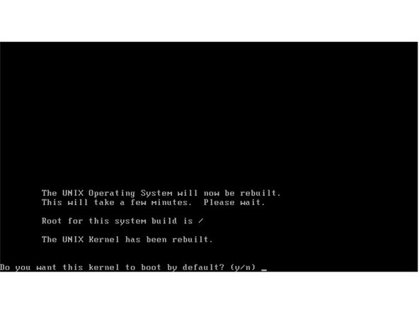 Rebuild kernel and make it bootable.