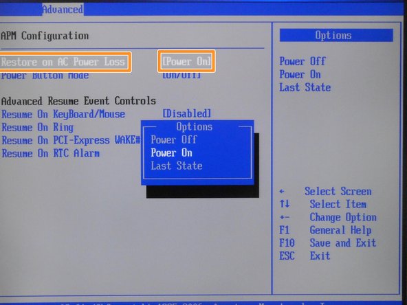 APM Configuration Step 17