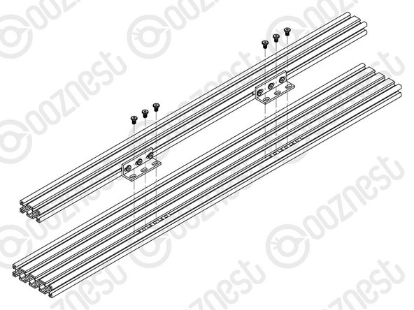 This step only needs to be carried out twice for all X-Axis sizes.
