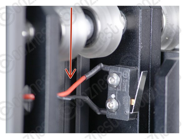 Pull the Limit-Switch-2 Wire taut all the way from the switch to the Drag-Chain-Mount.