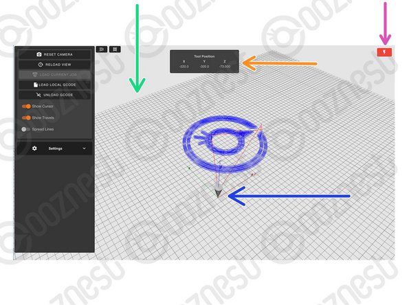 Use the mouse scroll wheel to zoom in and out.