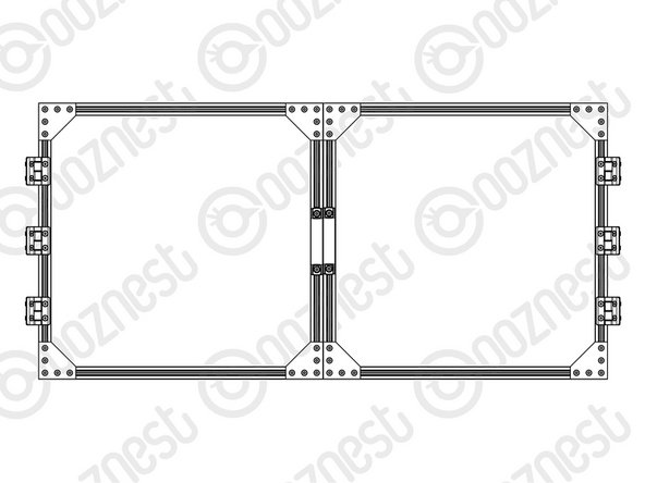 Place a third Door-Hinge in the middle.