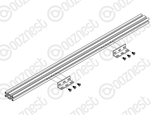 This step only needs to be carried out twice for all X-Axis sizes.