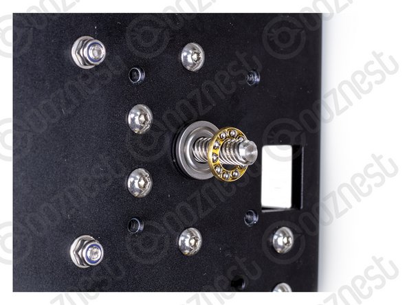 The Thrust-Bearing-Shaft-Washer has a smaller internal diameter thus it will be tighter on the Lead-Screw.