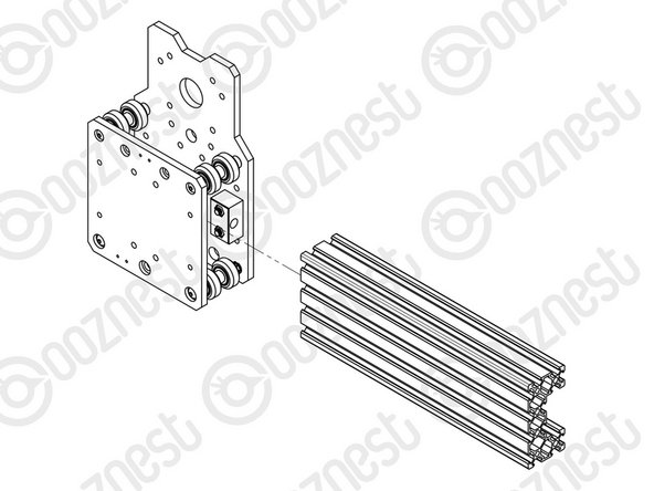 On the hexagonal portion of the Eccentric-Spacer-6mm, there will be a face that is marked with ‘6mm’.