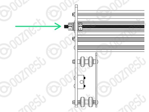 The Thrust-Bearing-Caged-Roller seats in the grooves on the Thrust-Bearing washers. Look at Image 3 for the correction orientation of the Thrust-Bearing-Caged-Roller.