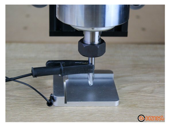 Connect your Touch Probe and End mill like previous.