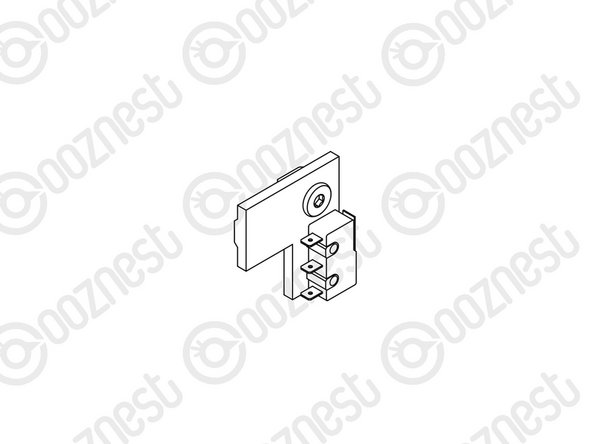 The M3-Plastite-Screw-8mm's go through the X-Limit-Switch-Mount first, then self thread into the Limit-Switch.