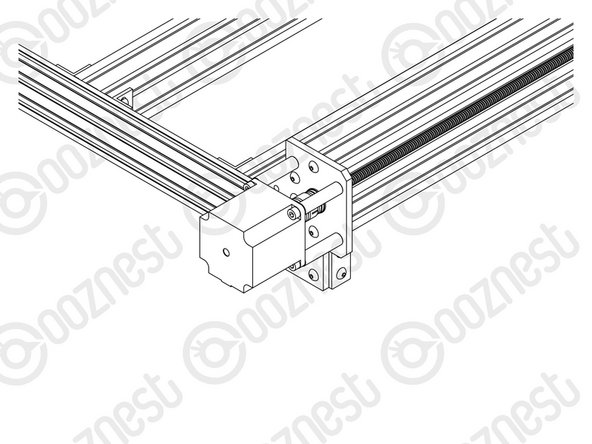 Orient the Stepper-Motor so that the wire is facing down.