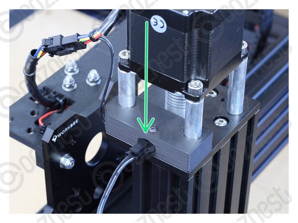 Use the job buttons to centre the end mill in the 'Start Here' Hole.