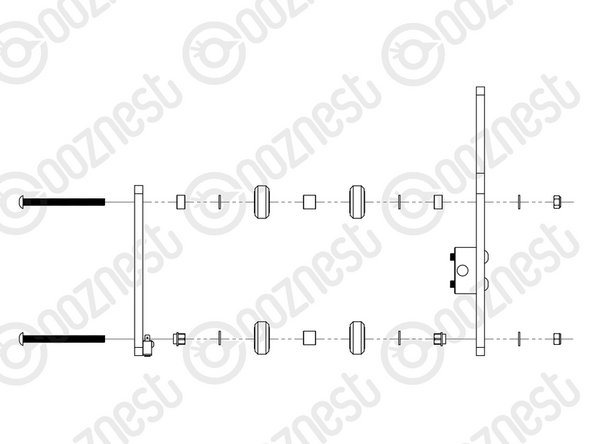 Then add a Precision-Shim - -&gt;- - Solid-Wheel - -&gt;- - Aluminium-Spacer-9mm - -&gt;- - Solid-Wheel - -&gt;- - Precision-Shim