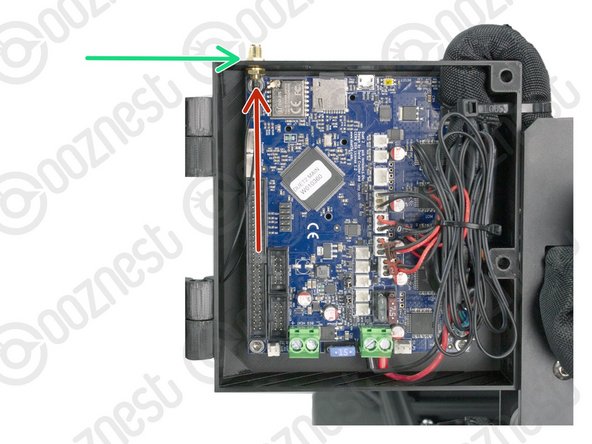 If you have the Wifi Controller with the External Antenna please complete this Step. Otherwise, skip to the next Step.