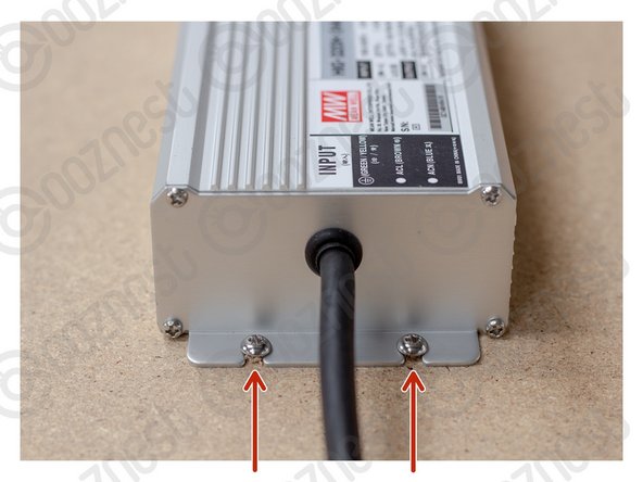 The position of the Power Supply depends on where your wall power outlets are.