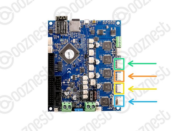 Plug in the motor wires following Image 1.