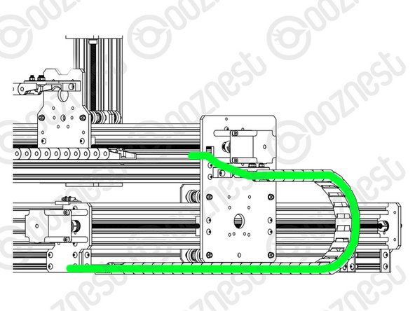 Connect the output wire of the Emergency-Stop into the input screw terminal on the controller.