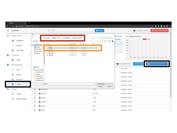 The WiFi &amp; Ethernet Duets require a different setup format depending on how you are connecting to it, please follow the appropriate Step for your Workbee.