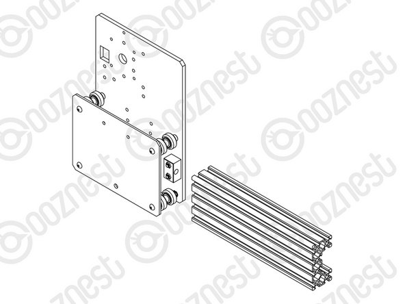 On the hexagonal portion of the Eccentric-Spacer-6mm, there will be a face that is marked with ‘6mm’.