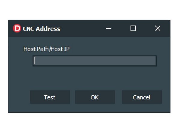 Once you have confirmed the IP Address is valid, close the dialog using the “OK” button.   The IP address should now been shown in the bottom right hand corner of the Software box.