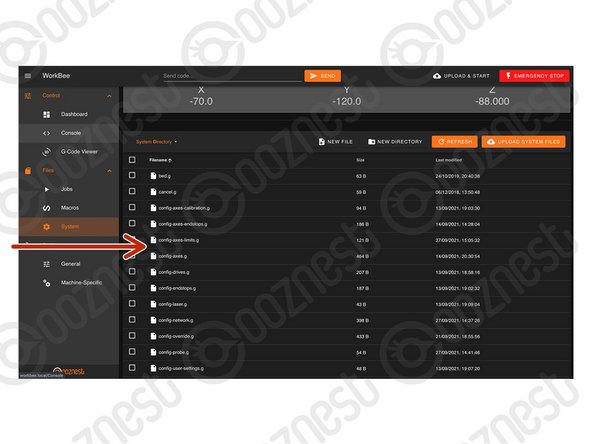 This contains all the System files.