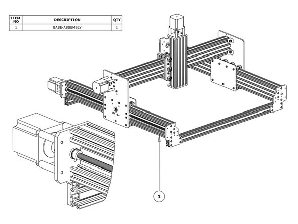 Adjust the Y-ACME-Screws so they are touching the NEMA23-Stepper-Motor shafts. Position the Flexible-Couplers so they are half on the Y-ACME-Screws and half on the NEMA23-Stepper-Motor shafts. Once in position, tighten the grub screws on the Flexible-Couplers.