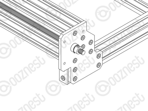Repeat this for the other 3 x End-Caps on the other bare ends of the V-Slot-2040-745mms.