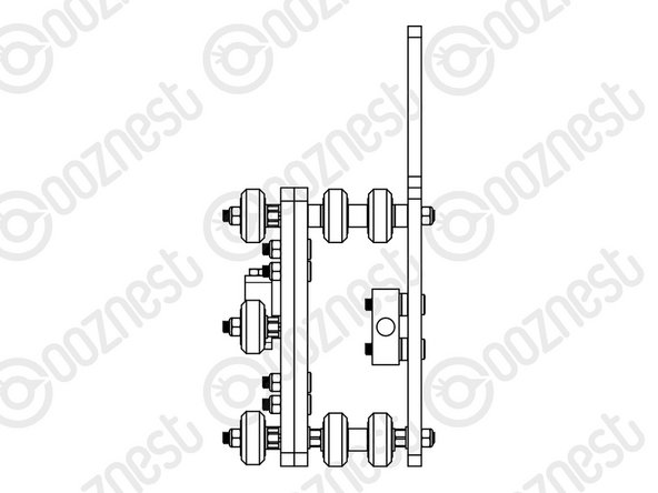 Make sure the Z-Plate-Assembly is square to the X-Carriage-Assembly.