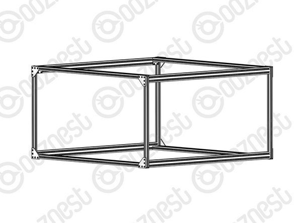 Repeat this for all 8 corners