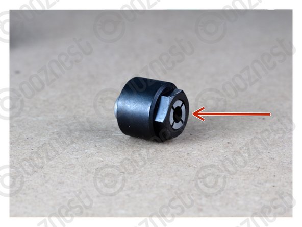 Always use the correct collet size for the cutter.