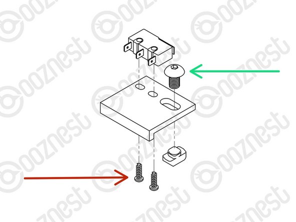Limit-Switch-1 you inserted into Drag-Chain-Y in the previous guide. It should be sticking out the Fixed End of Drag-Chain-Y.