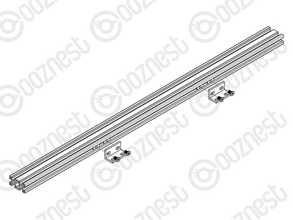This step only needs to be carried out twice for all X-Axis sizes.