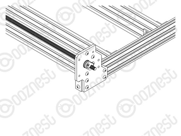 Repeat this for the other 3 bare ends of the Extrusion-A's.