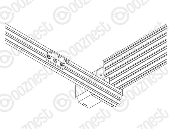 Each Spoiler Board Support outlined in Step 2, requires a Universal-L-Bracket-Triple at the front and back of the machine.