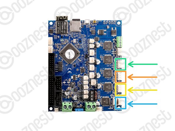 Plug in the motor wires following Image 1.