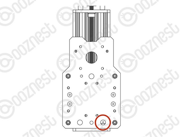Feed the wire of Limit-Switch-2 attached in Step 5 through the hole opposite on the X-Plate-Back.