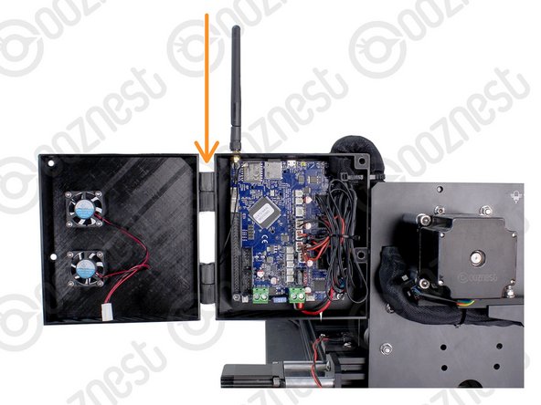The Controller-Fans go on the inside of the Controller-Case-Cover.