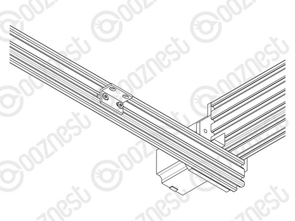 Each Spoiler Board Support outlined in Step 2, requires a Universal-L-Bracket-Double at the front and back of the machine.