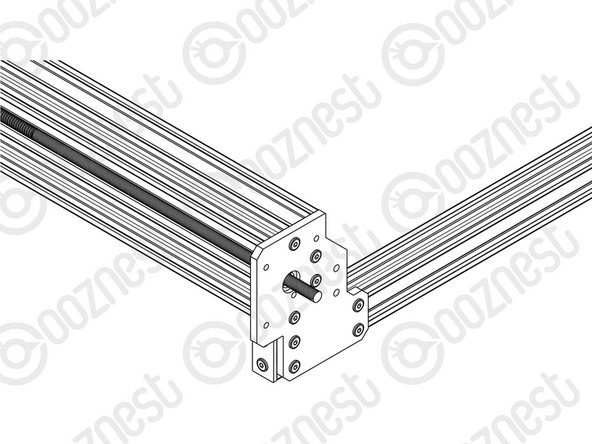 Repeat this for the other 3 x End-Caps on the other bare ends of the V-Slot-2040-745mms.