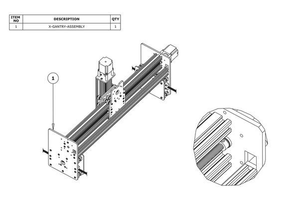 Adjust the X-ACME-Screw so it is touching the NEMA 23-Stepper-Motor shaft. Position the Flexible-Coupler so it is half on the X-ACME-Screw and half on the NEMA23-Stepper-Motor shaft. Once in position, tighten the grub screws on the Flexible-Coupler.