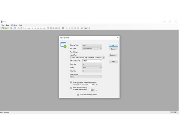 First, check the status of the Ethernet Module by sending command &quot;M552&quot; to Duet.