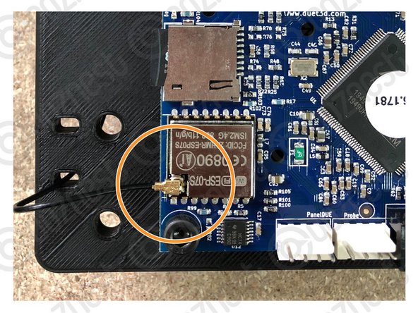 Discard the hex nut as it is not needed for the assembly.