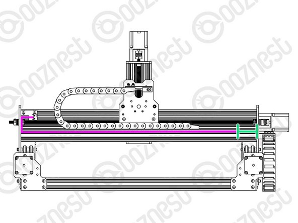 With sharp scissors cut 50mm off one end of the Slot-Cover keeping the longer piece.
