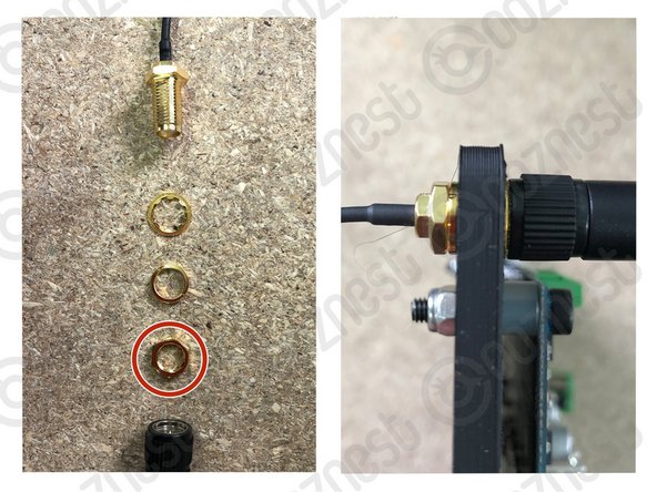 If you have received the Duet Wifi External Antenna version please follow this Step, if not proceed to Step 4.