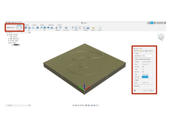 This design used in this guide can be downloaded Here. It can be imported using File &gt; Open
