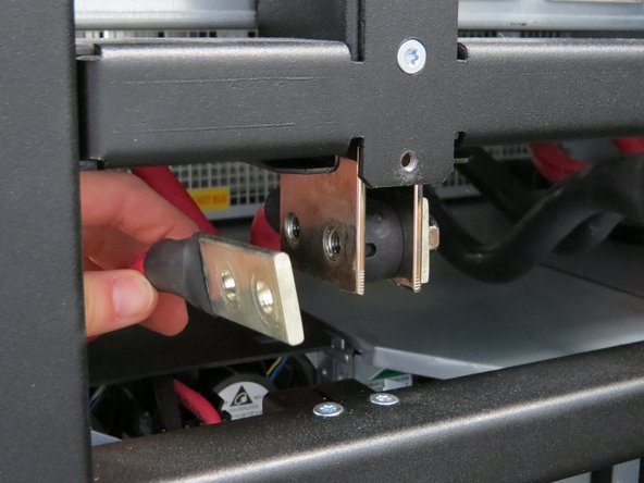 Do not touch the bus bars.