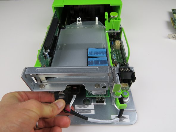 Connect the SATA and Power cables as shown.