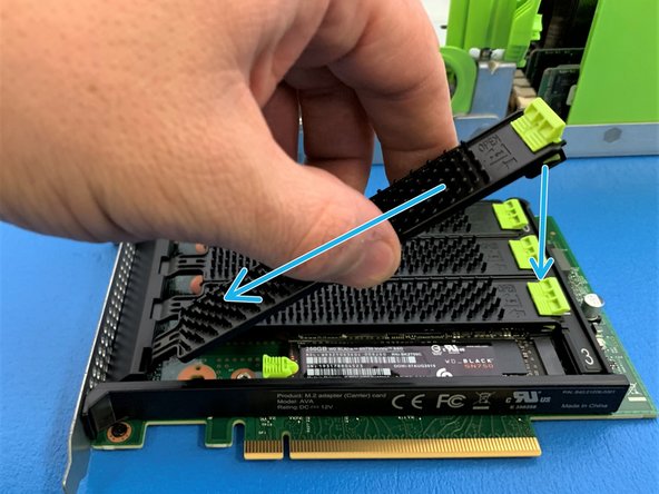 Make sure the thermal pads are present and secure on the metal.