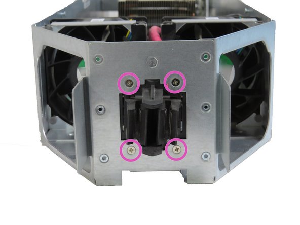 Screw in (4) Phillips #1 screws to secure the bus lead clip.