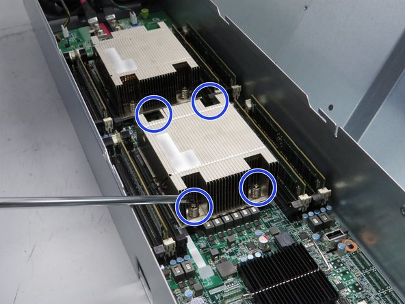 The heatsink may be hot.