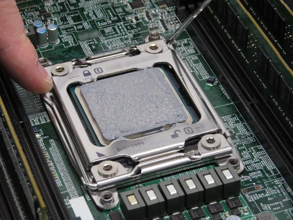 Release the left lever.